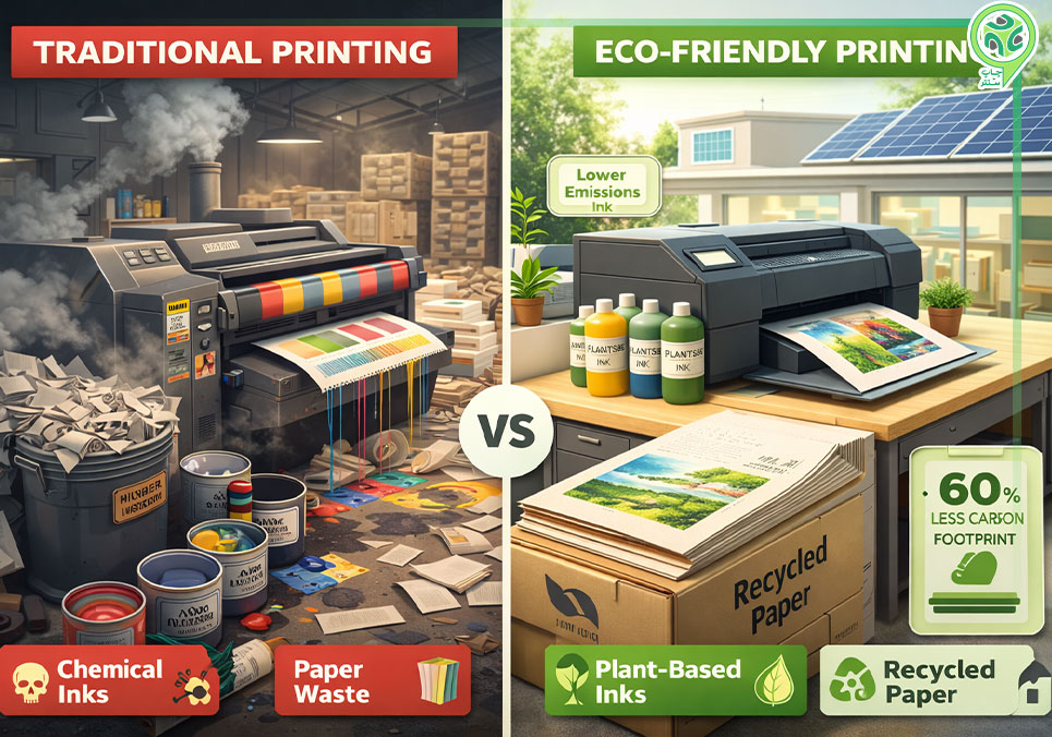  مزایای چاپ سازگار با محیط زیست برای برندها